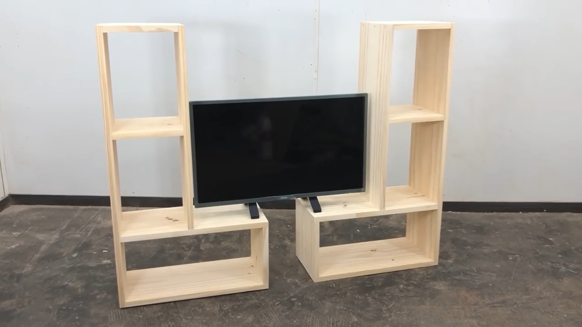 Rack para TV que puedes convertir en más de 7 diseños diferentes